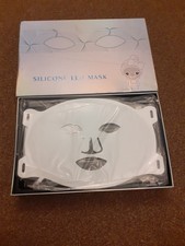 New silicone led face mask Red