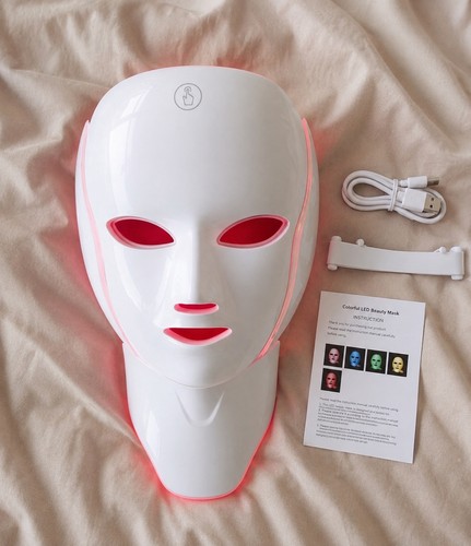 Led face neck mask light - mask,