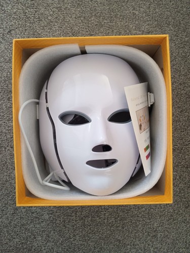 White led beauty mask light - white,