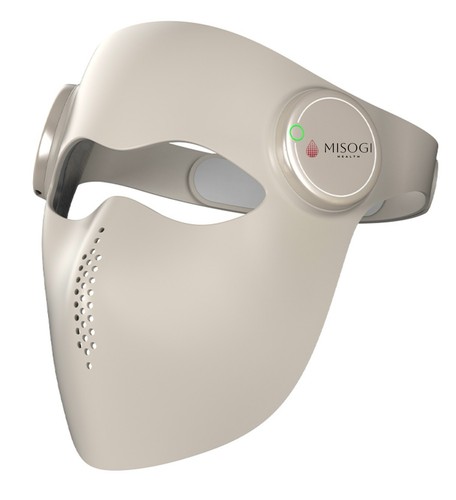 Red light laser face mask - red,