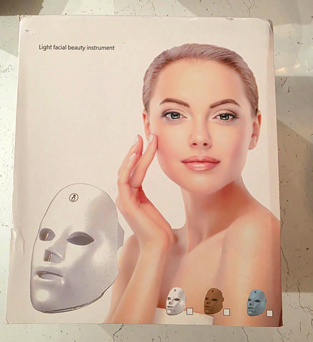 Led light relief therapy face - relief,