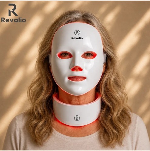 Revalio red led face mask - ,