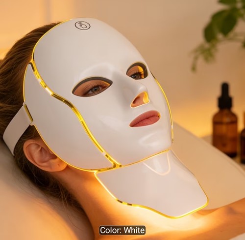 Color led beauty facial mask - 7-color,