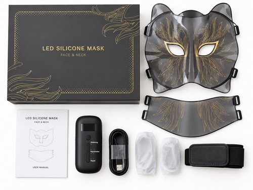 Led silicone face neck - led,