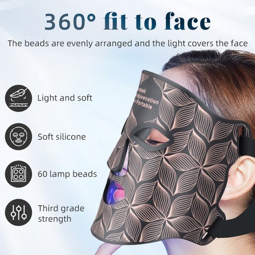 Led face light therapy mask - light,