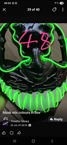 Black full face - black,