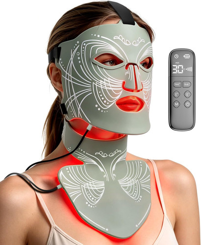 Led face neck mask - mask, light