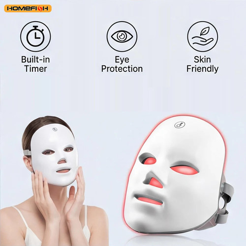 Colour led face mask - 7-colour,