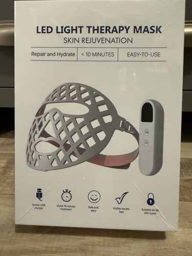 Led light therapy mask - red,
