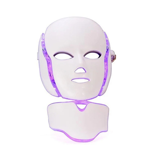 Led facial mask with neck - mask,