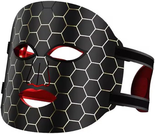 Led red light therapy face - red,