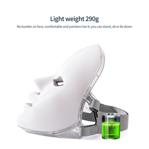 Red light therapy face mask