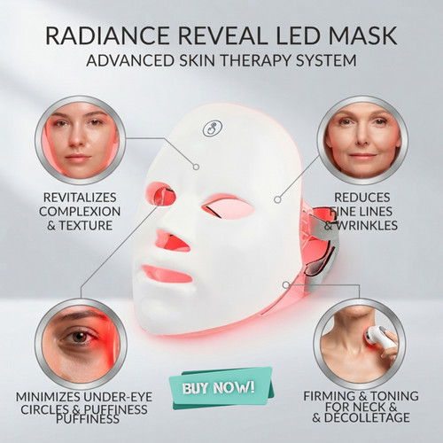 Led face mask red - led,
