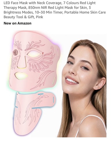 Led face mask with - led,